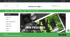 Desktop Screenshot of distribuidorelectrico.com